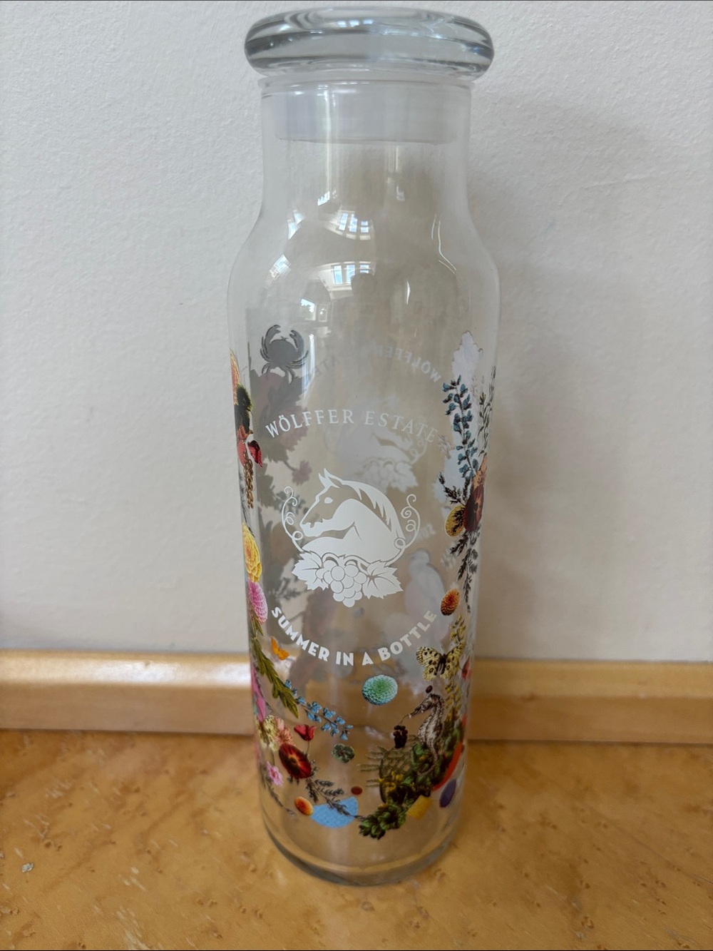 NWOT Wölffer Estate Summer in a Bottle Wine Carafe,